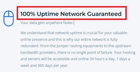 Banahosting 100% Uptime Network Guaranteed